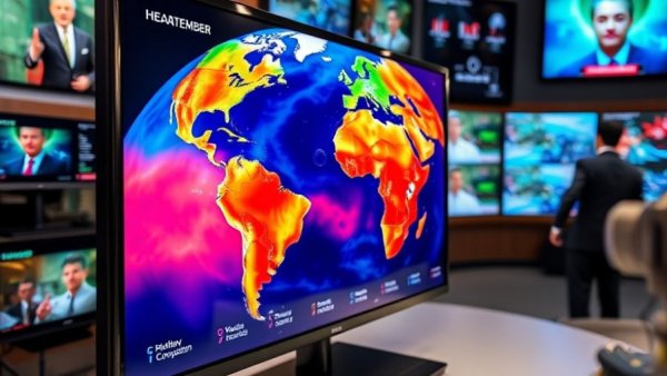 Vivid Orlando weather weekend forecast on TV screen.