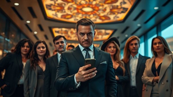 Now You See Me 3 characters in a modern setting with dramatic lighting.