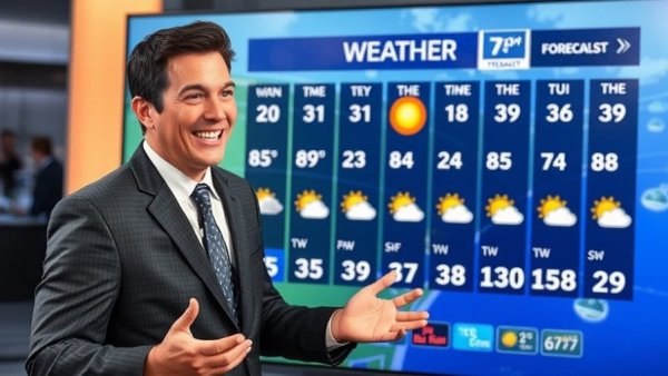 Weather forecast update with seven-day outlook