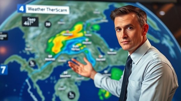 Meteorologist presents animated radar for Florida Weather Updates.