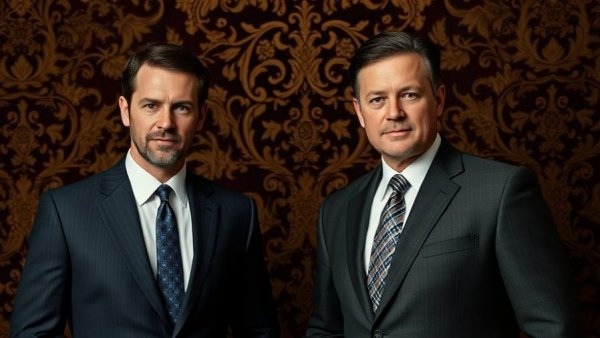 Zelensky adviser resignation context with two men in suits.