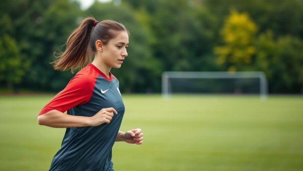 Florida soccer prodigy goes pro, practicing on field.
