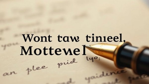 Manifest money through scripting, close-up of pen on parchment.