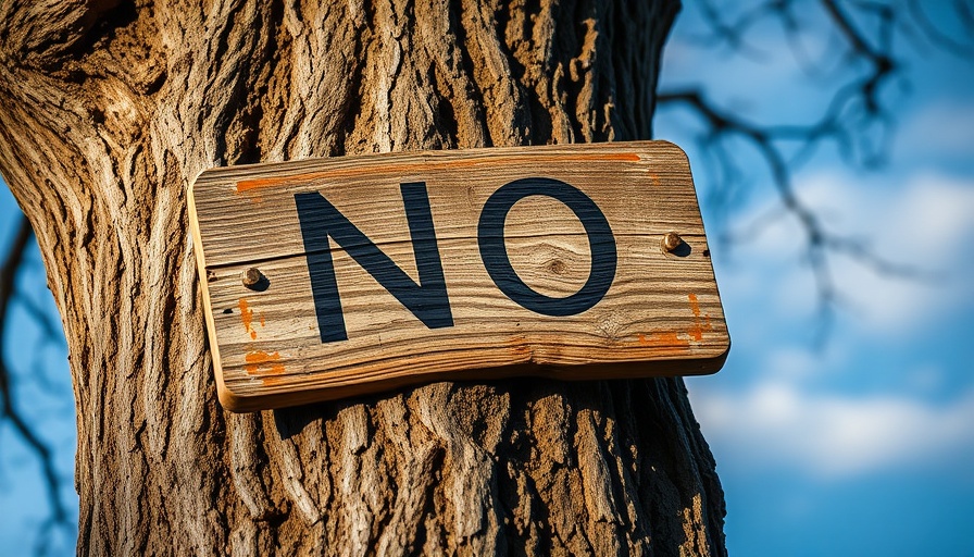 Sign embedded in a tree: Turning Rejection into Redirection