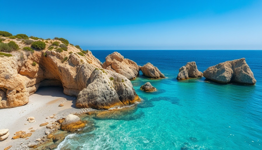 Stunning Mediterranean beach with turquoise waters, best places to visit in the Mediterranean