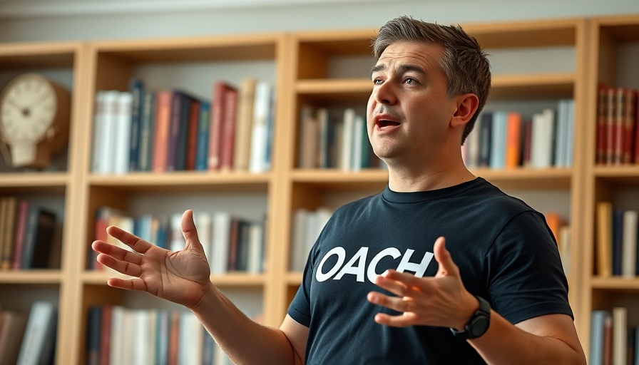 Motivational coach explaining brain training naps concept.