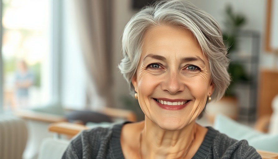 Confident woman embracing the hidden gifts of menopause.