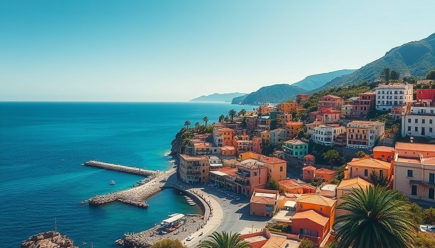 Scenic travel destination in Spain with vibrant seascape.