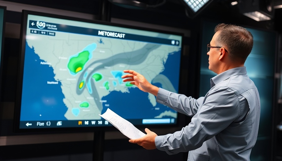 Central Florida Weekend Weather Forecast being analyzed by meteorologist.