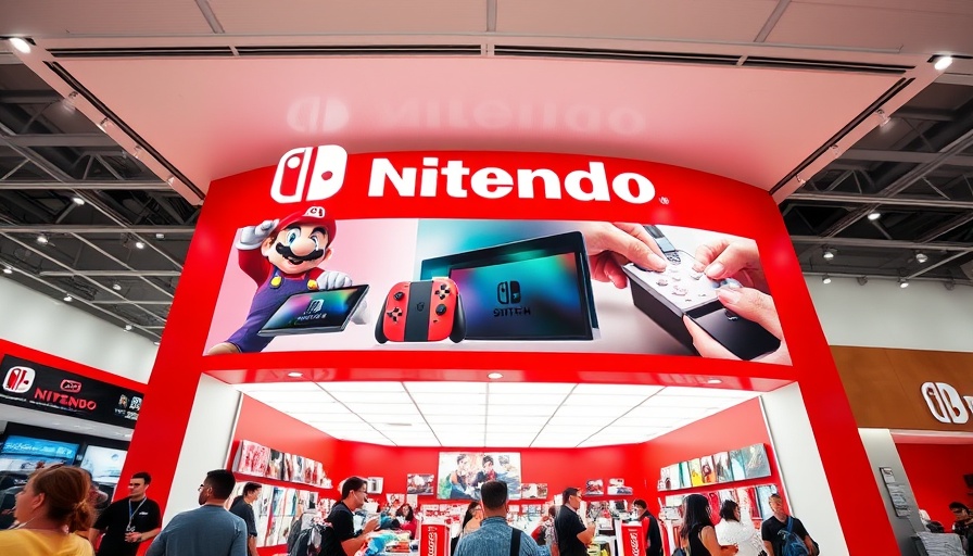 Nintendo Switch 2 launch display in vibrant store setting