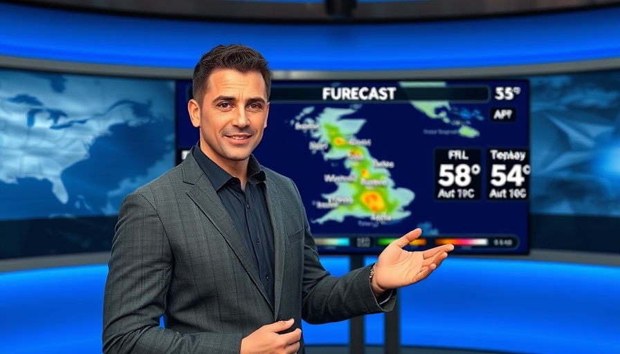 Orlando Weather Weekend forecast map showing regional temperatures.