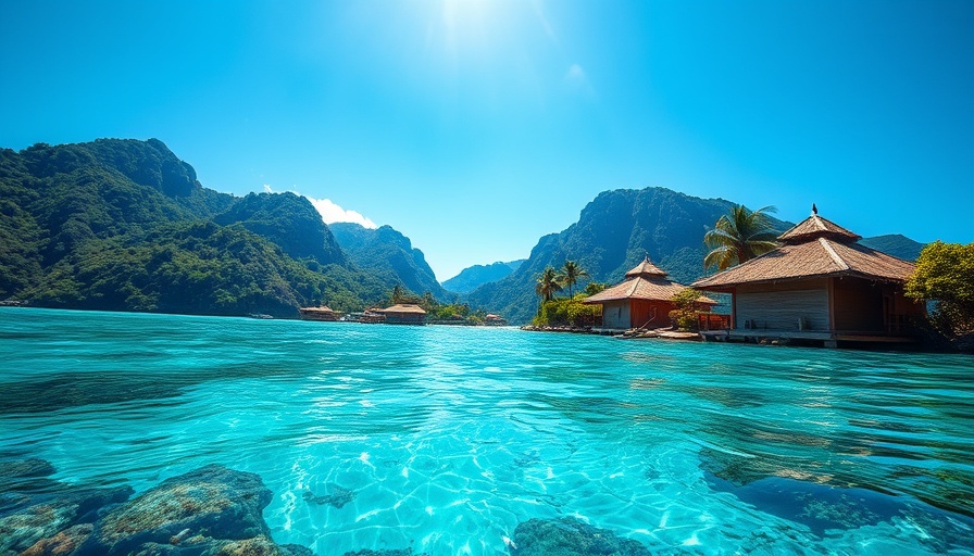 Fiji travel destination showcasing tropical paradise with marine life.