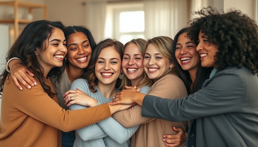 Breast Cancer in Young Women - Group of young women showing support and hope.