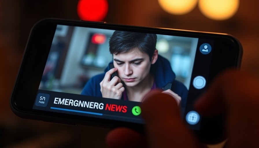 Breaking news alert about Florida shooting, emergency call displayed.