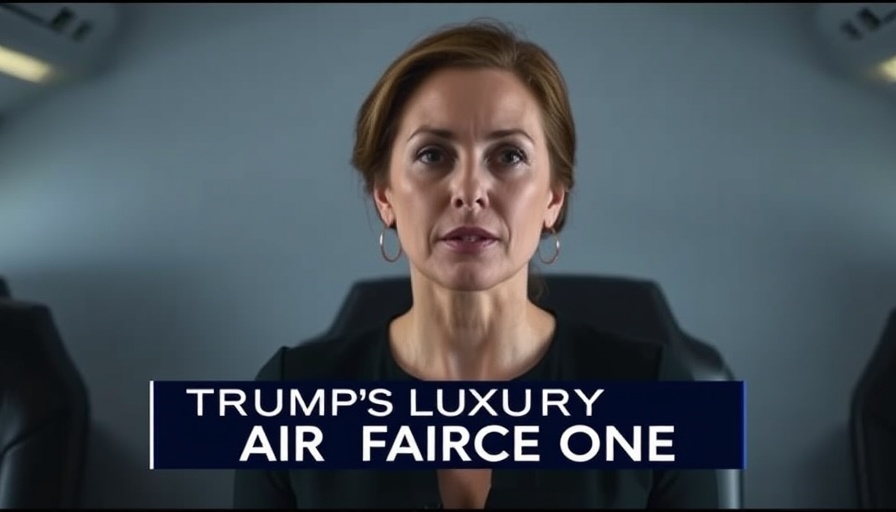 Woman discussing Trump's Luxury Jet as Air Force One