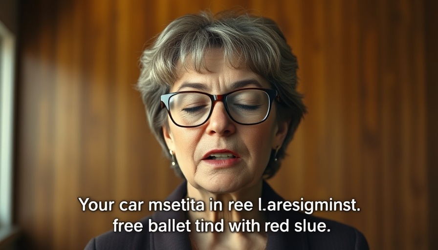 Middle-aged woman speaking on how to develop intuition in a video.