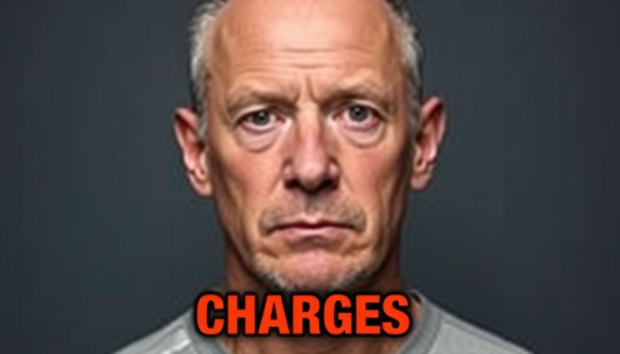 Mugshot related to DeLand bar shooting with text overlay.