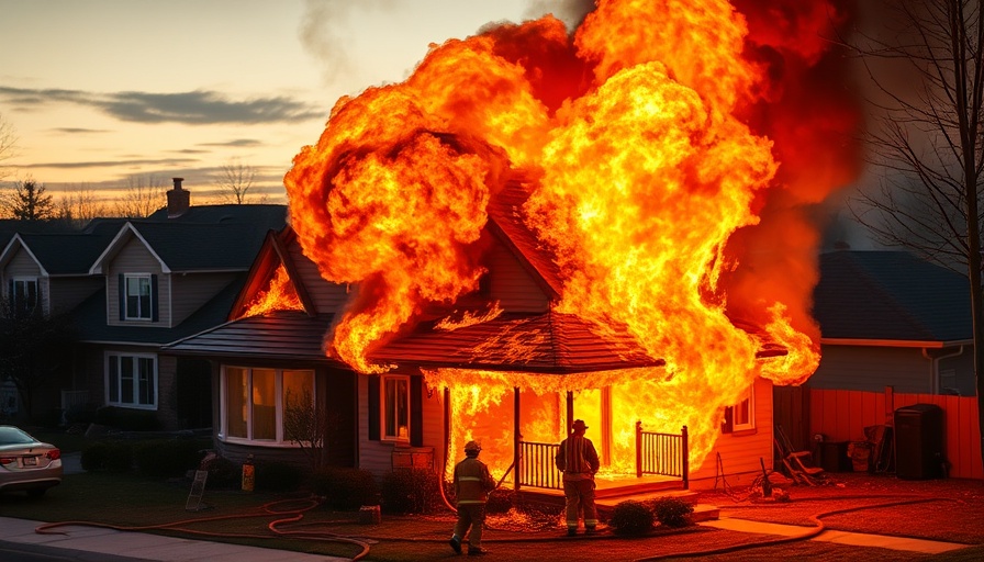 Firefighters combat house fire in Seminole County from lightning strike.