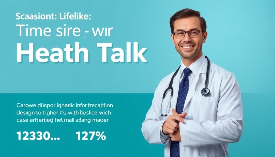Health and Wellness event banner with doctor.