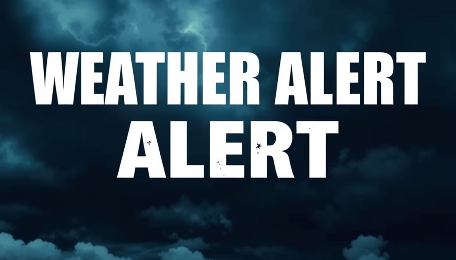 Central Florida Hurricane Preparedness alert text on stormy sky