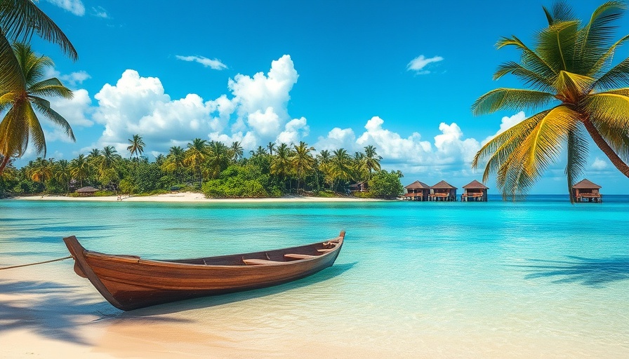 Scenic Views of Isla Cabra, featuring tranquil beach and azure sea.