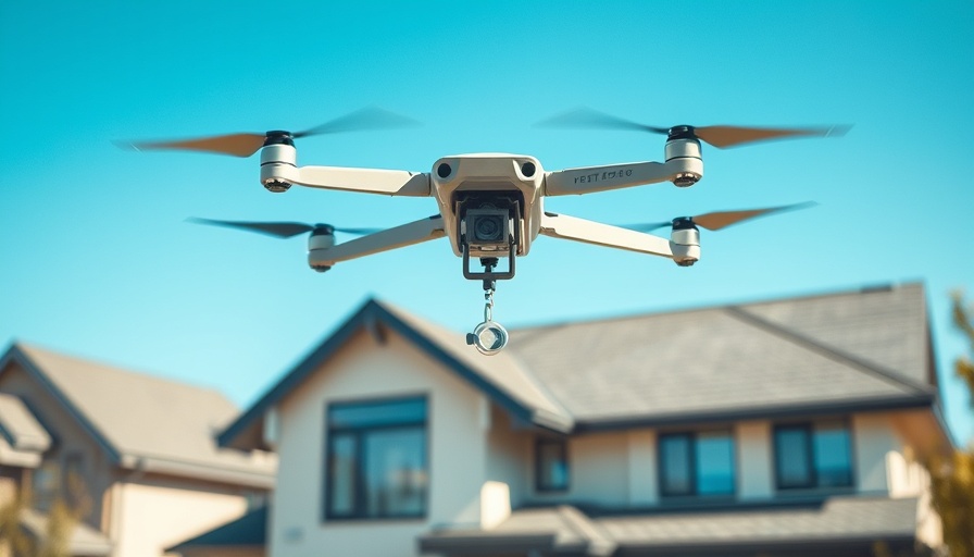 Walmart drone delivering a package to a Florida home.