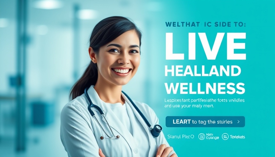 Health and wellness live event promotional banner featuring expert.