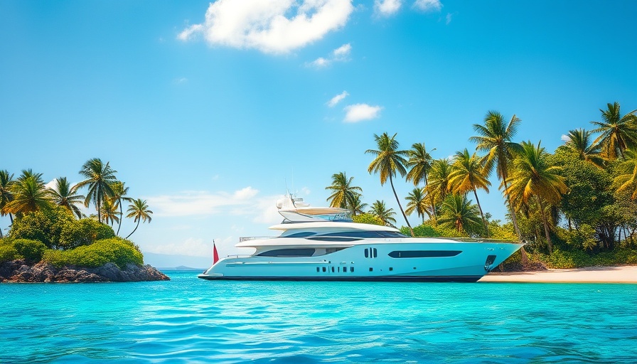 Beautiful landscapes Menorca with yacht and tropical scenery.