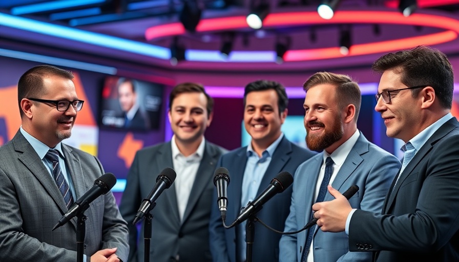 Virtual panel discussion on fatherhood lessons in sports featuring four men.
