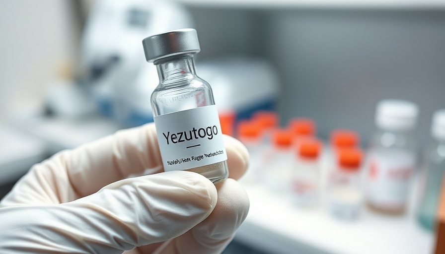 Twice-a-Year Shot to Prevent HIV medication vial in a lab setting.