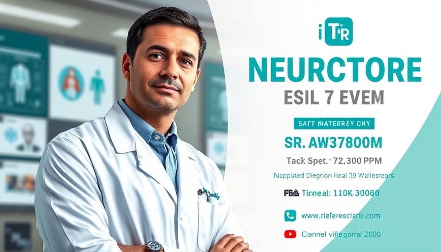 Promotional graphic for neurosurgery Q&A on health and wellness.