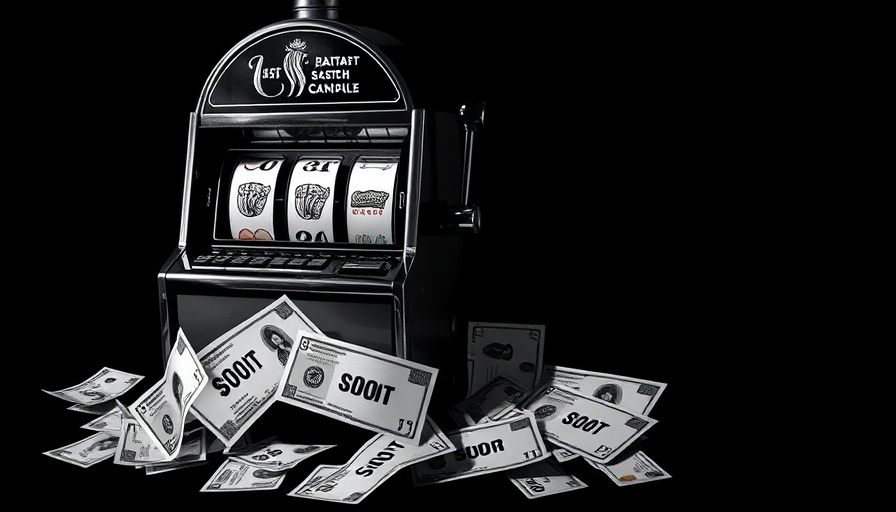 Collage of slot machine and cash vouchers in Florida news investigation.