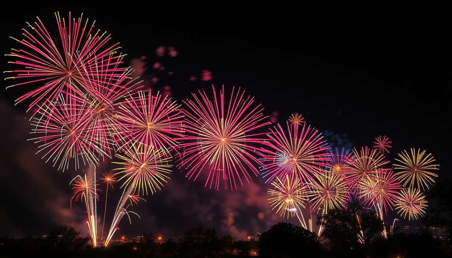 Central Florida's Red Hot & Boom Celebration fireworks display.