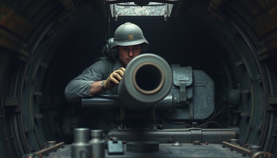 Soldier managing ammunition in a tank, Russia Ukraine Conflict 2025.