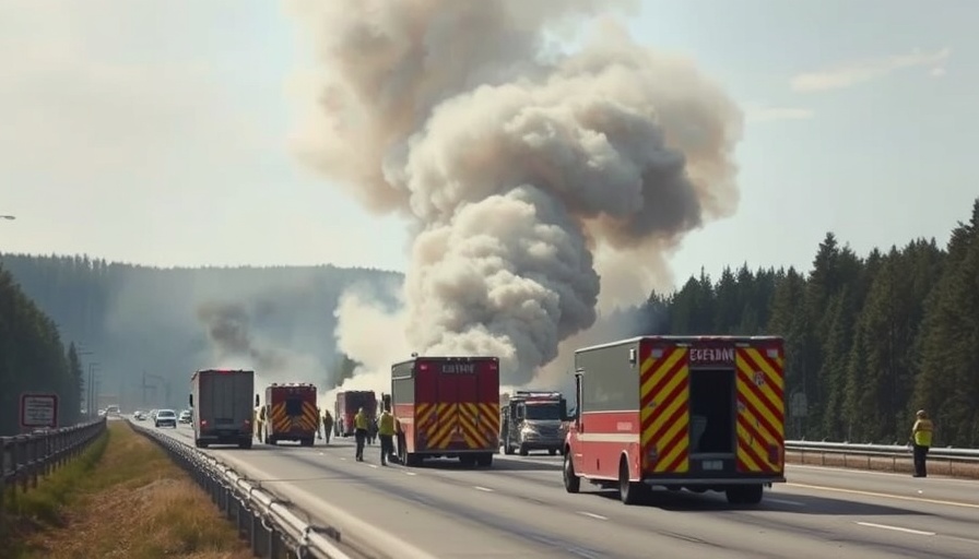 I-95 shutdown in Volusia County: Emergency vehicles respond to highway accident