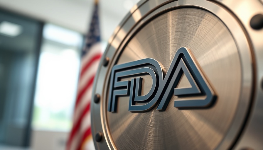 FDA logo plaque related to Gene therapy Sarepta news