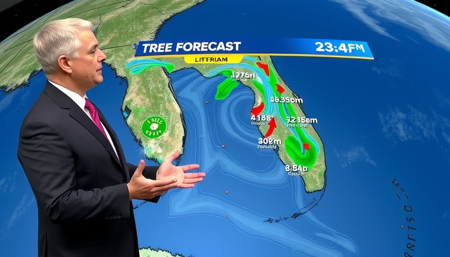 Weather map shows dangerous temperatures and heat advisories in Florida.