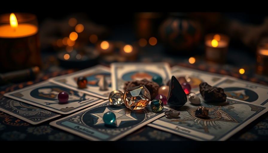 Energy Alignment tarot layout with gemstones for August 2025