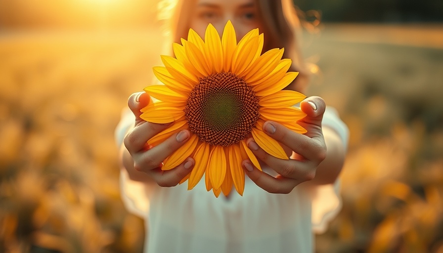 Woman with sunflower, manifestation techniques, August 2025 theme.