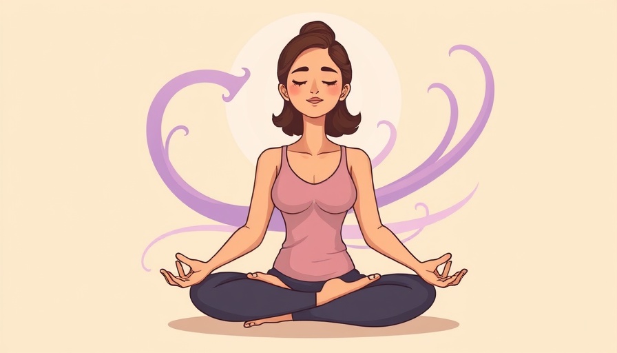 Serene illustration of guided meditation for connecting with higher self.
