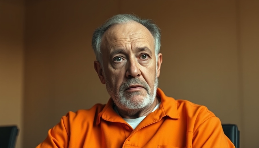 Older inmate in interview discussing DNA evidence hearing.