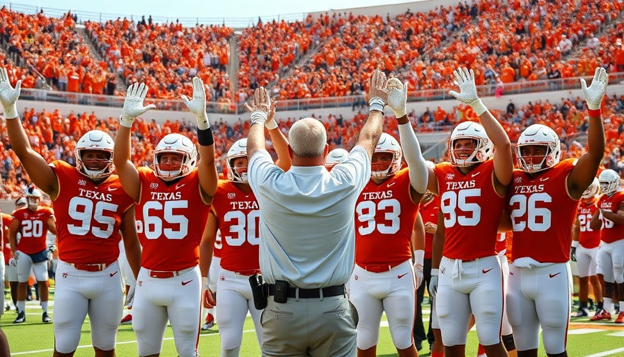 Texas football team celebrates No. 1 preseason AP ranking on field