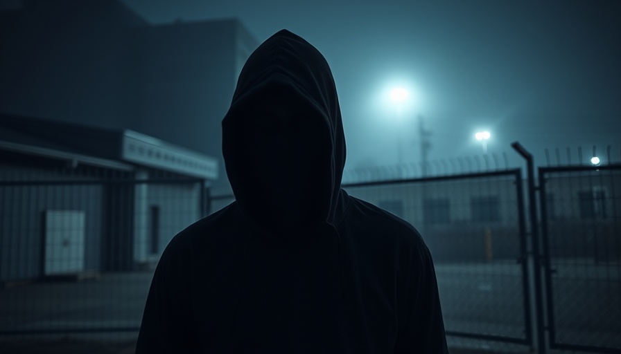 Man hides face with shirt near building at night; Miami-Dade arrest context.