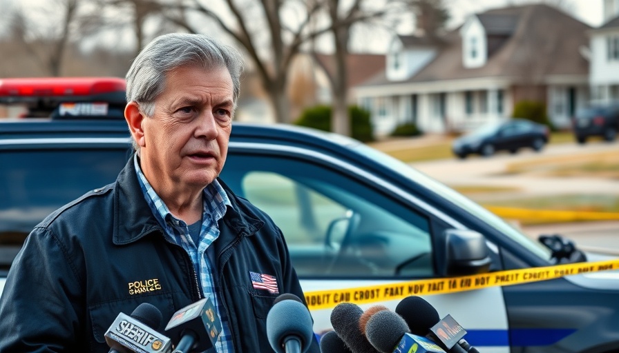 Officer discusses homicide investigation in Riverview suburban area.