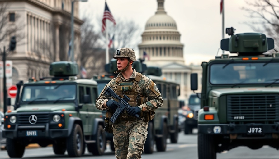 D.C. policing and federal authority: Military presence near Capitol.