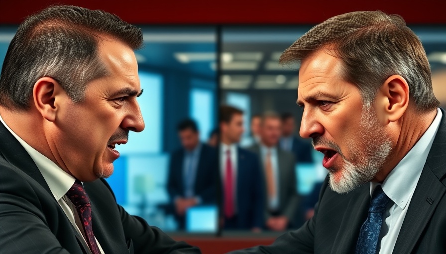Trump officials in a heated debate, nearly confrontational.