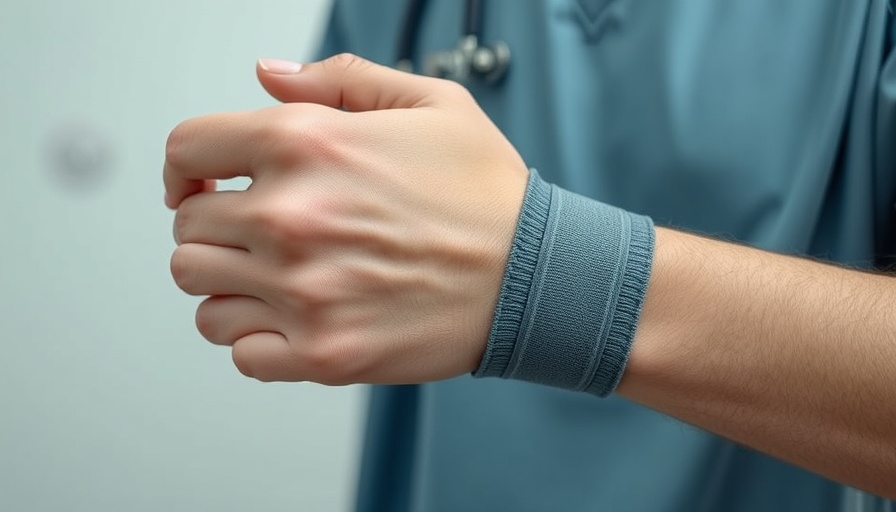 Managing Hand Injuries: Hand adjusting wrist brace for support