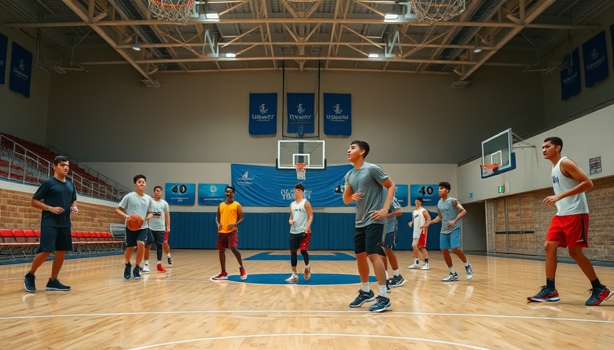 Jordan Ivy-Curry NBA dream: players practice on basketball court.