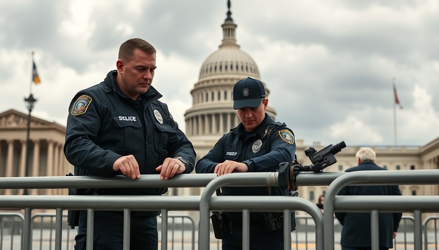 Security at U.S. Capitol amid federal workforce layoffs.