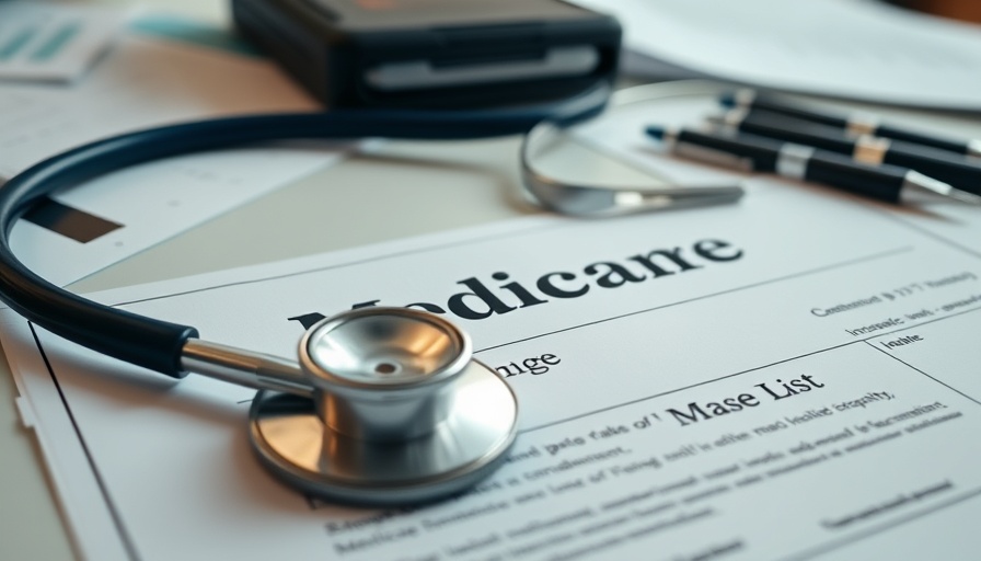 Medicare document with stethoscope highlighting changes.